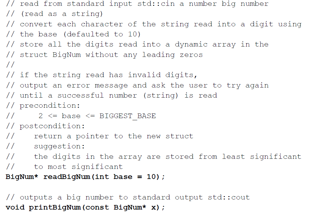 do the computation outputting the answer and continuing until the user wants