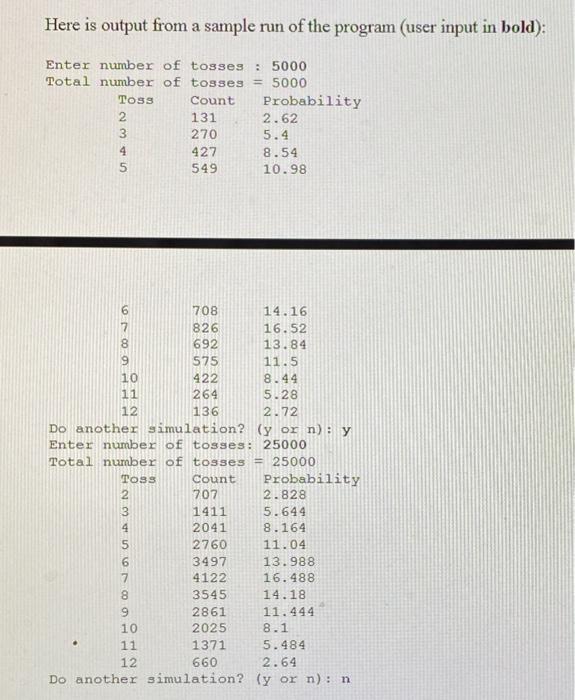 one die, results of 1 through 6 are possible results. So, when