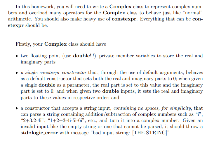  need help writing the constructor that accepts a string input and