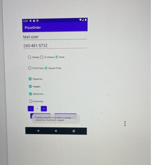 in the sketch below. You need to provide all the functionalities in