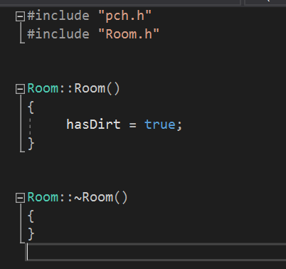 clean it if is and move on to the next room, do