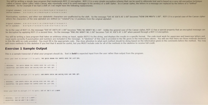  In Java: You will be writing a simple Java program that