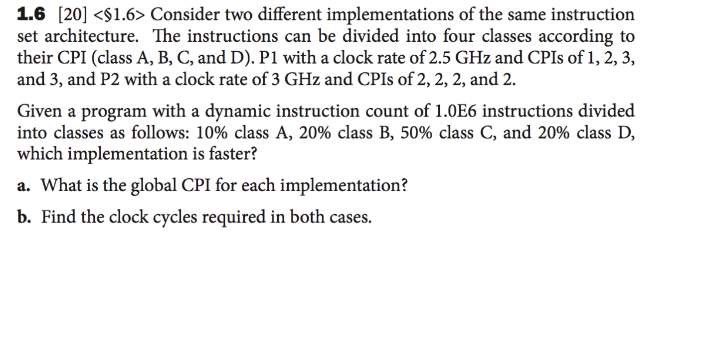 Last change: 01/19 Covered topics: Chapter 1 Questions 1.5 1.6 1.7 1.14