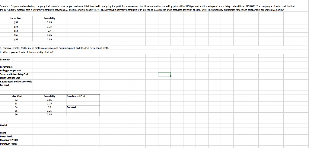 solve it using excel solve it using excel solve it using excel