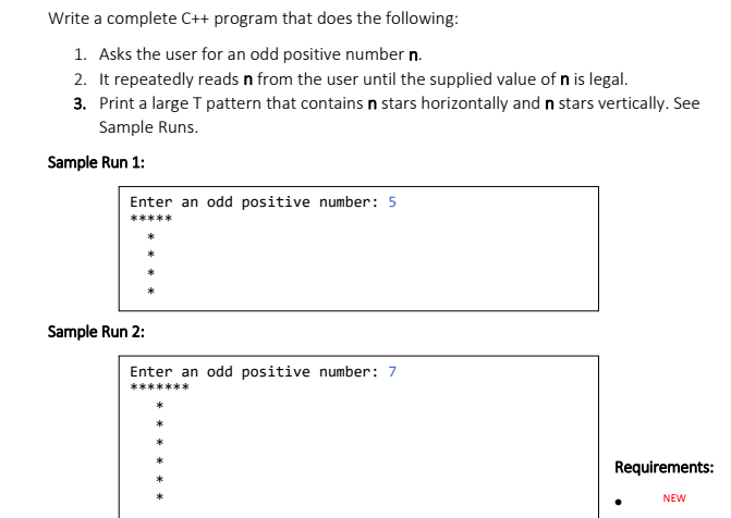 PLZ include the output and explain the program Write a complete