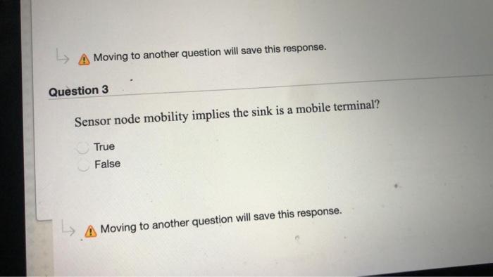 sensor node mobility implies the sink is a mobile terminal Moving to