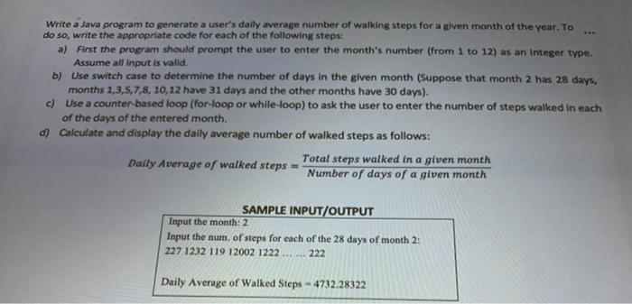 help at least 30 min Write a Java program to generate a