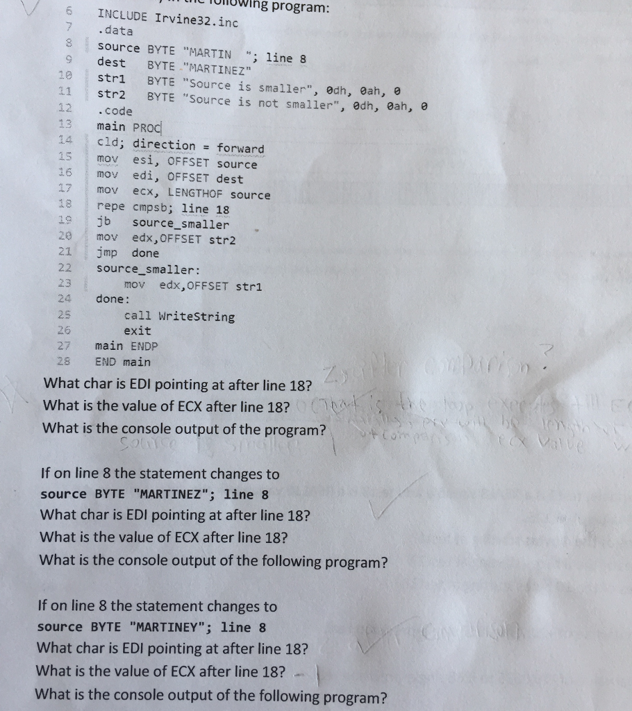 Assembly Language for x86 Procesors Kip Irvine unWIng program: 6INCLUDE Irvine32.inc .data