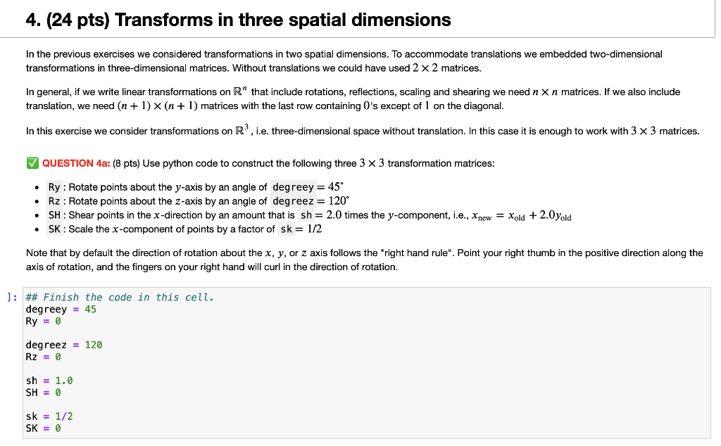  This is one question, please use python to solve. In the