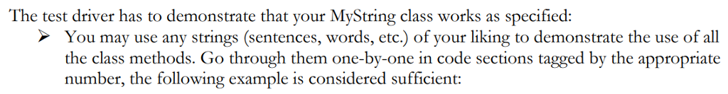 also ave to create a test driver main file to test out