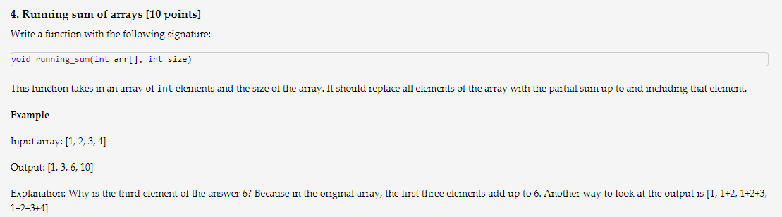 Use C++ coding language for answer. also leave comments too thx! 4.