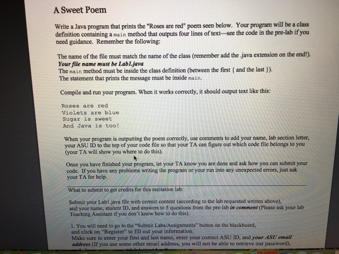 program, there are a few bits of code that we will almost