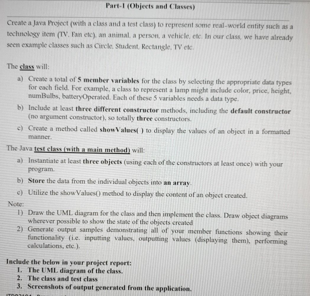  java using NetBeans Part-1 (Objects and Classes) Create a Java Project
