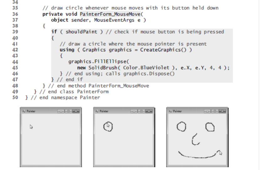 detailed if possible on the steps for the windows form app the
