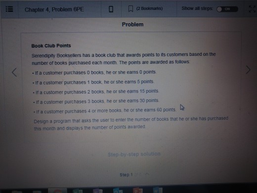  flow chart on word document Chapter 4, Problem 6PE Bookmarks) Show