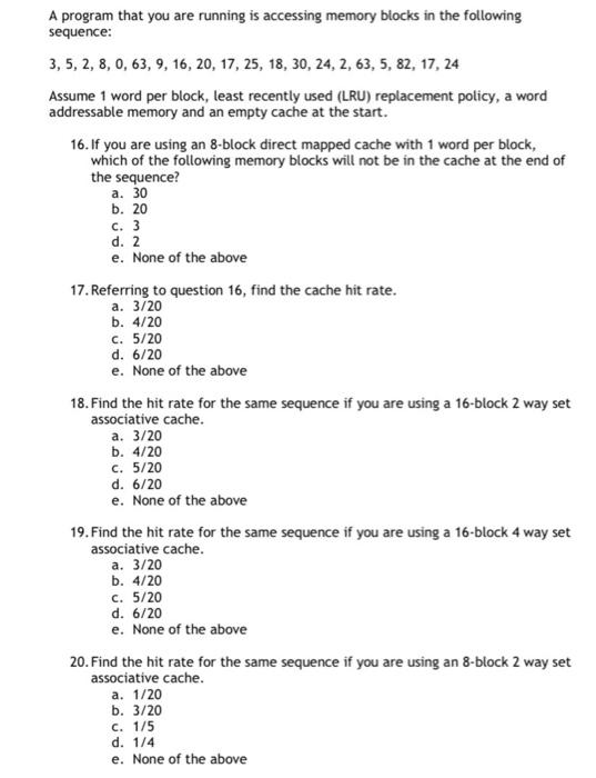  A program that you are running is accessing memory blocks in