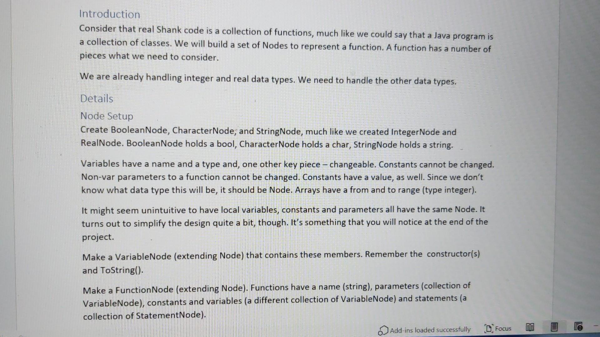  Please give me full code for this part in java Introduction