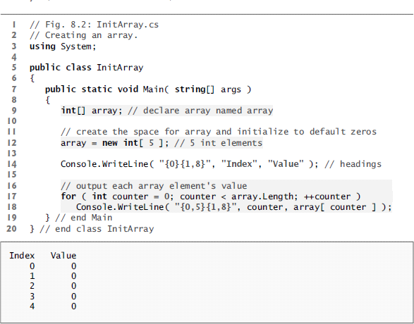 8.15 (Command-Line Arguments) Rewrite Fig. 8.2 so that the arrays size is