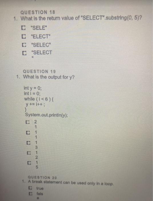 e C Syste m Math Intege r QUESTION 14 1. The expression