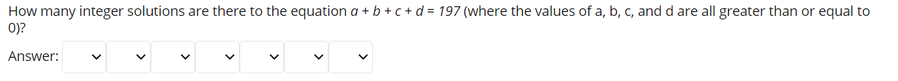 b + c = 13 (where the values of a, b, and
