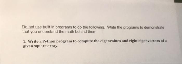 please write a new solution. do not use any built in program.(use