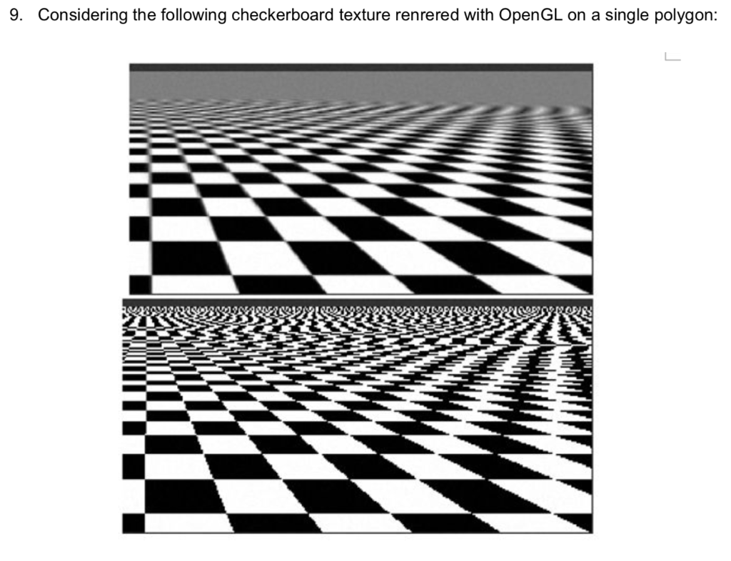 a) Without texture filtering during texture lookup and using a single sample