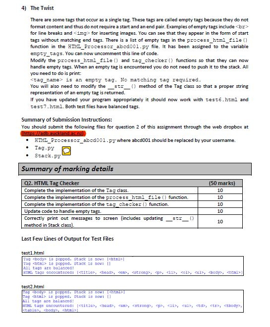 the text. The most important feature of a markup language is that