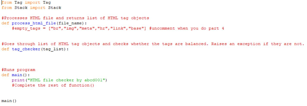 the tags it uses to indicate annotations should be easy to distinguish