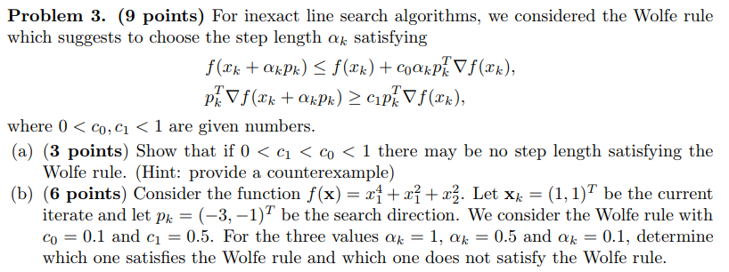  Please don't copy other's work. Thanks for help! Problem 3. (9