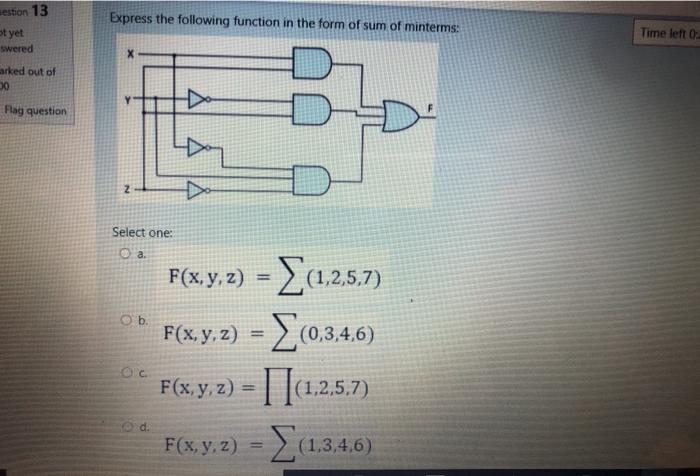  faster please estion 13 Express the following function in the form