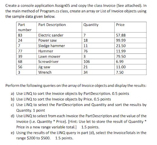  Please Write a console app in Visual Studio C# net 6.0