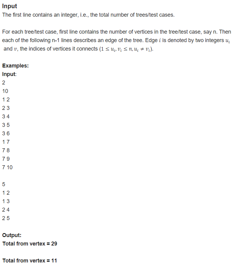 in Python Recursion Problem Specification You will be given a tree, i.e.,