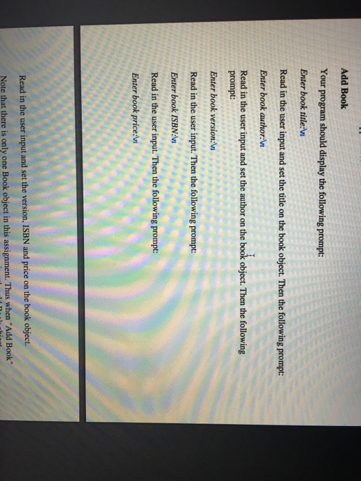 until the choice of Q' (Quit) is entered. import java.io.* I/to use