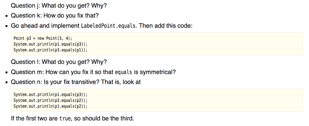 public int hashCode() return x + y