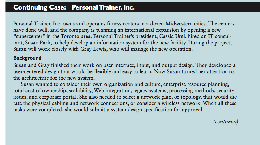 Please answer only question number 2: and refer to Systems Analysis and