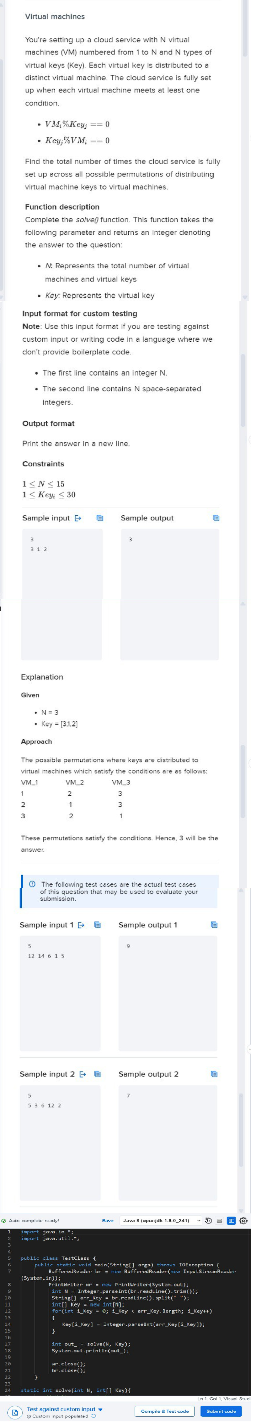  Use Java. Plz give solution with most optimized approach implement using