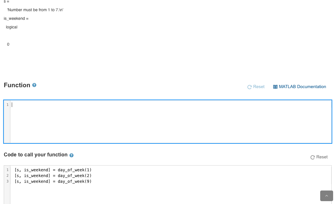 return two output: s which is the name of that day in