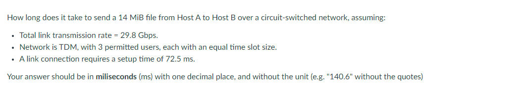  How long does it take to send a 14 MiB file