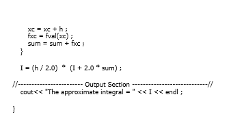 C++ program to find a real root of the equation f(x) =
