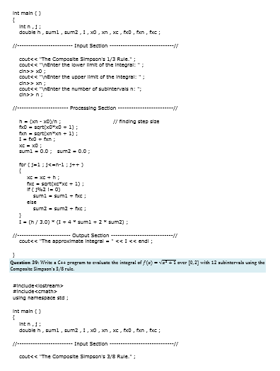 Regula- Falsi method. The two function values at the endpoints of the