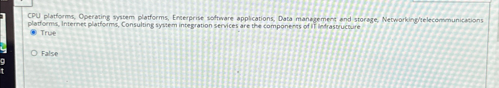  CPU platforms, Operating system platforms, Enterprise software applications, Data management and