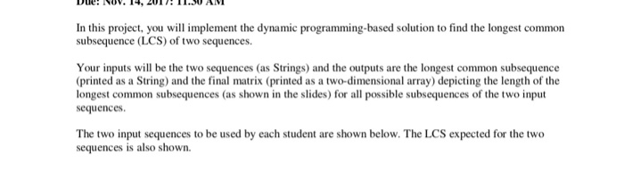  In java for the code In this project, you will implement