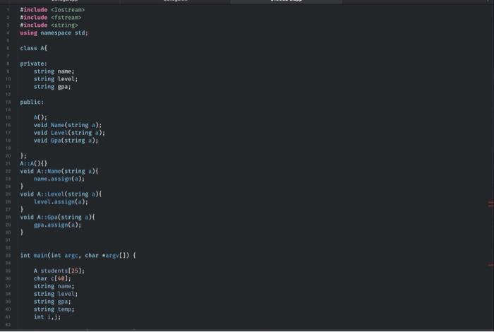 im working on a code assignment where it outputs lists based on