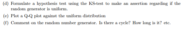 the Mid-Square method. Start with the seed value 6981 (See starter code.