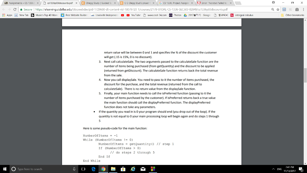 Project Assign x Error: Acroba: Failed to x learning.utdallas.edu b wel dav