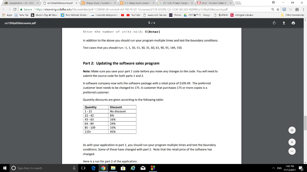 given according to the following table Quantit 1-10 11-30 31-60 61-90 91
