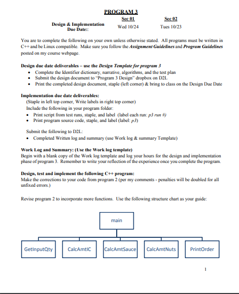 Can someone write a program in C++ format for Linux using the