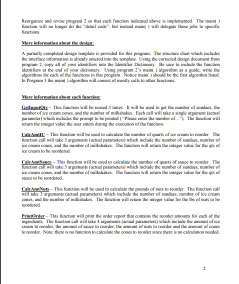 guidelines attached below thank you. :) PROGRAMS Sec 01 Sec 02 Design