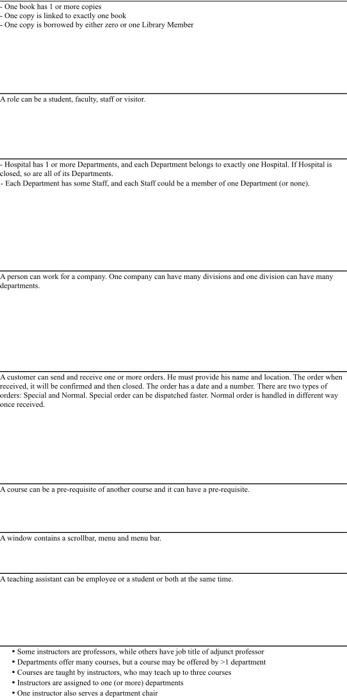  object oriented software design Draw the required UML class diagram with