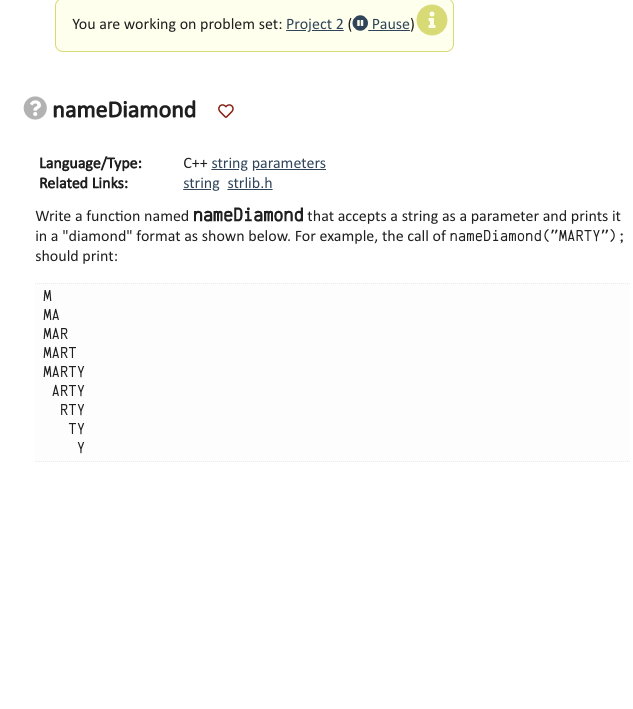  Please write code in C++ You are working on problem set: